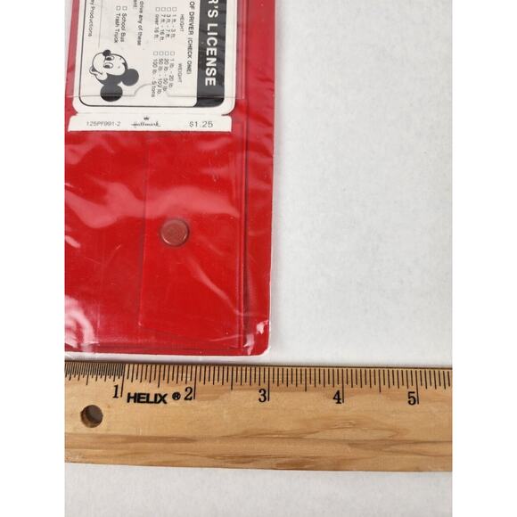 Vintage Mickey Wallet Hallmark Walt Disney Productions - Picture 6 of 6